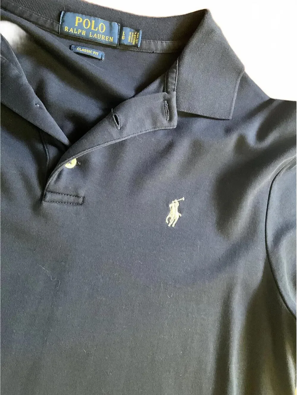 Polo Ralph Lauren Classic Fit Navy Soft Cotton Polo